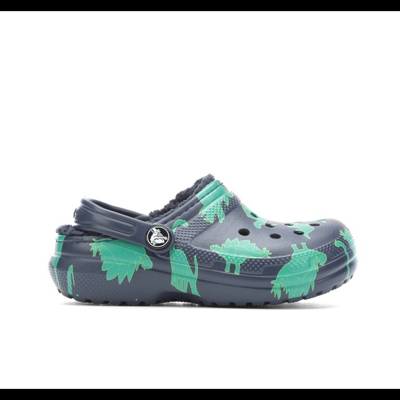 SOLD BOYS' CROCS LITTLE KID CLASSIC DINOSAUR - Picture 1 of 6
